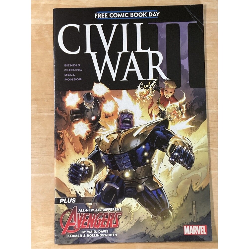 Civil War II fcbd (2016) Captain Marvel, Avengers, Inhumans, Free Comic Book Day